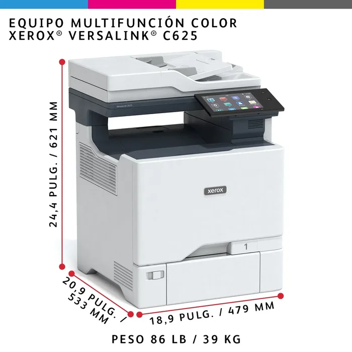 Xerox VersaLink C625V_DN Multifunción Láser Color A4 50 ppm Blanco