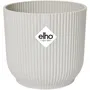 Elho ELH8711904494377 Maceta redonda Vibes Fold 30, Blanco, Ø 30 x H 27 cm, Interior, 100% Reciclado