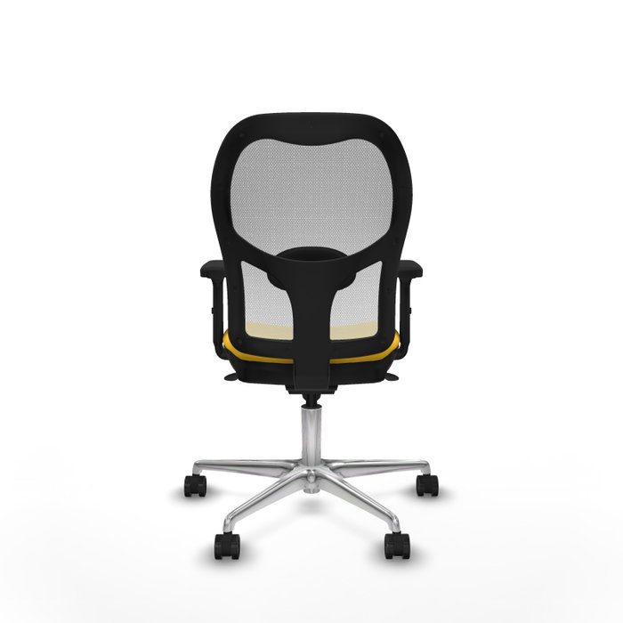 PIQUERAS Y CRESPO Silla de oficina Jorquera Sincro Amarillo y Blanco PIQUERAS Y CRESPO Silla de oficina Jorquera Sincro Amarillo y Blanco