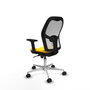 PIQUERAS Y CRESPO Silla de oficina Jorquera Sincro Amarillo y Blanco