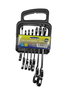 SIFER Juego de 7 Llaves Combinadas y Carraca Flexible