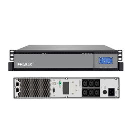 Phasak SAI Online Rack 2000 VA PH 9320 - 1800W, 4 Salidas, LCD, 19"