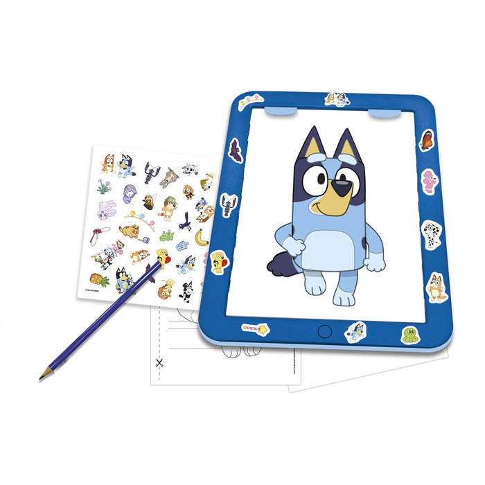 Educa Borrás Mesa de Diseño Bluey con Luz