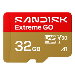 Sandisk Extreme GO MicroSDHC Tarjeta de Memoria 32 GB UHS-I U3/V30 A1 100 MB/s Lectura 60 MB/s Escritura Resistentes