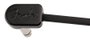 Fender Blockchain Patch Cables 24 AWG ángulo/ángulo (Pack de 3) en negro mate
