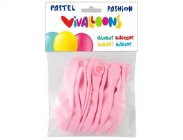 VIVALLOONS Globo Light Pastel Rosa Claro Bolsa de 10