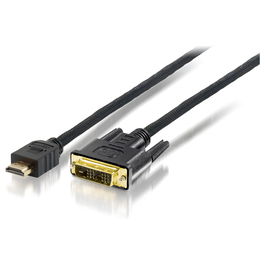 EQUIP Cable HDMI a DVI-D 119329, 10m, Macho/Macho, Soporta 1920x1200@60Hz, Oro