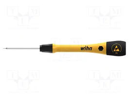WIHA Destornillador de precisión PicoFinish® ESD Allen HEX 1,3mm