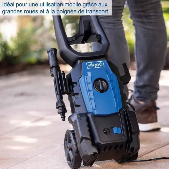 Scheppach Hidrolimpiadora Eléctrica HPC1600-Kit - 135 bar - 420 L/h