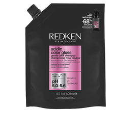 Redken Champú Acidic Color Gloss sin Sulfatos, Potencia el Brillo del Color, Recarga 500 ml