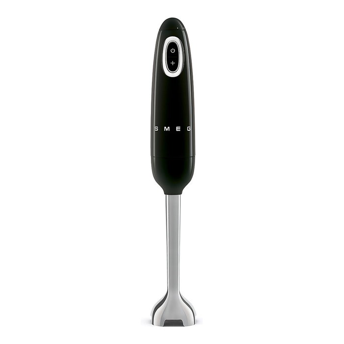 Smeg HBF03BLEU Batidora de Inmersión 700 W 1.4 L Negro - Con Turbo, Picadora y Accesorios Apta Lavavajillas - Cable 1.5 m