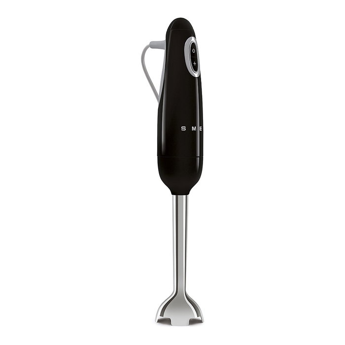 Smeg HBF03BLEU Batidora de Inmersión 700 W 1.4 L Negro - Con Turbo, Picadora y Accesorios Apta Lavavajillas - Cable 1.5 m