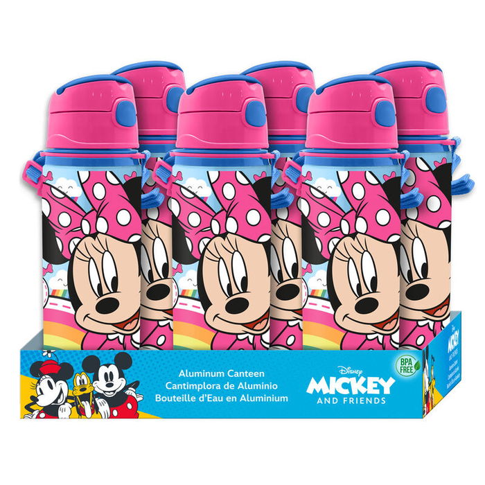 KIDS LICENSING Cantimplora aluminio Minnie Disney 600ml