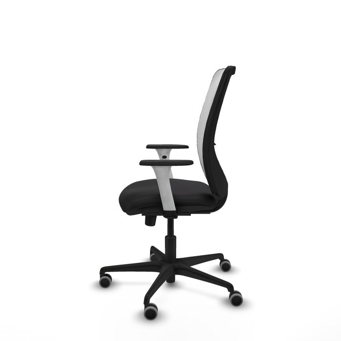 PIQUERAS Y CRESPO Silla de oficina Zulema con mecanismo Sincro, Negro y Blanco PIQUERAS Y CRESPO Silla de oficina Zulema con mecanismo Sincro, Negro y Blanco
