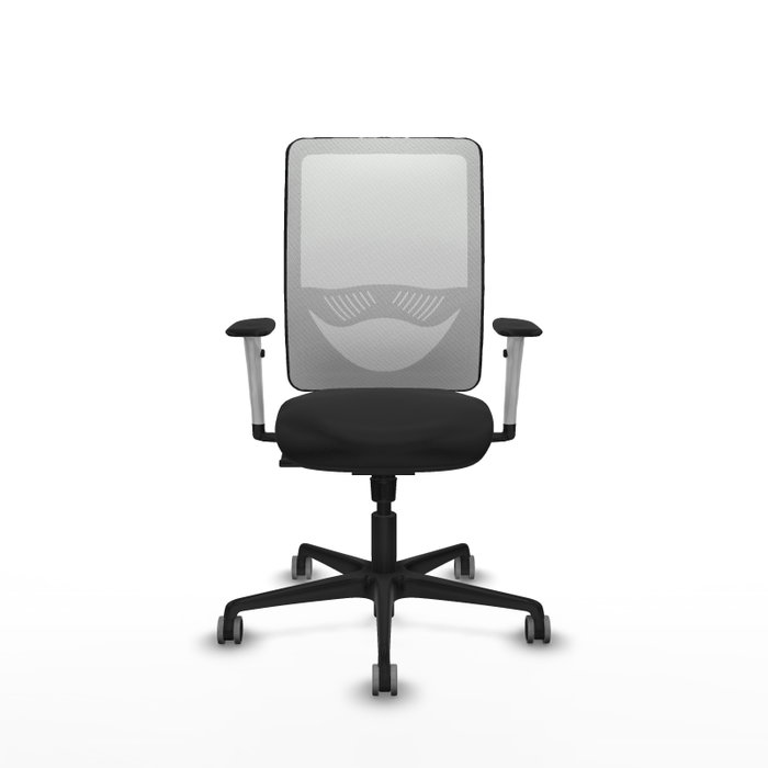 PIQUERAS Y CRESPO Silla de oficina Zulema con mecanismo Sincro, Negro y Blanco PIQUERAS Y CRESPO Silla de oficina Zulema con mecanismo Sincro, Negro y Blanco
