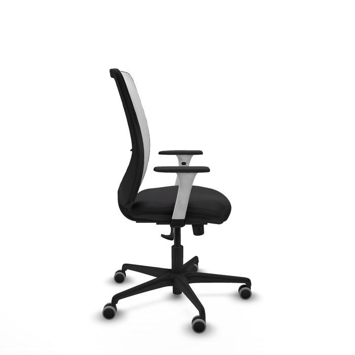 PIQUERAS Y CRESPO Silla de oficina Zulema con mecanismo Sincro, Negro y Blanco PIQUERAS Y CRESPO Silla de oficina Zulema con mecanismo Sincro, Negro y Blanco