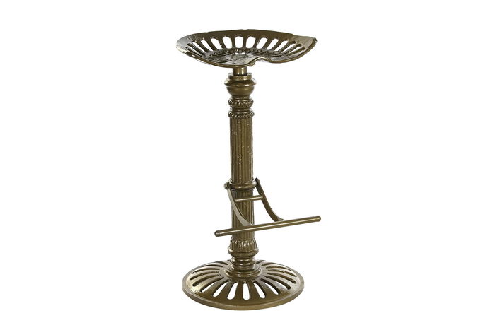 DKD Home Decor Taburete Vintage Dorado Metal 44 x 82 x 33 cm