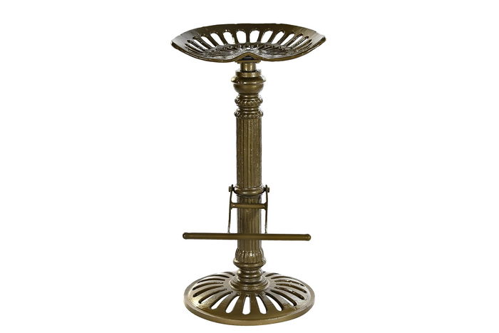 DKD Home Decor Taburete Vintage Dorado Metal 44 x 82 x 33 cm