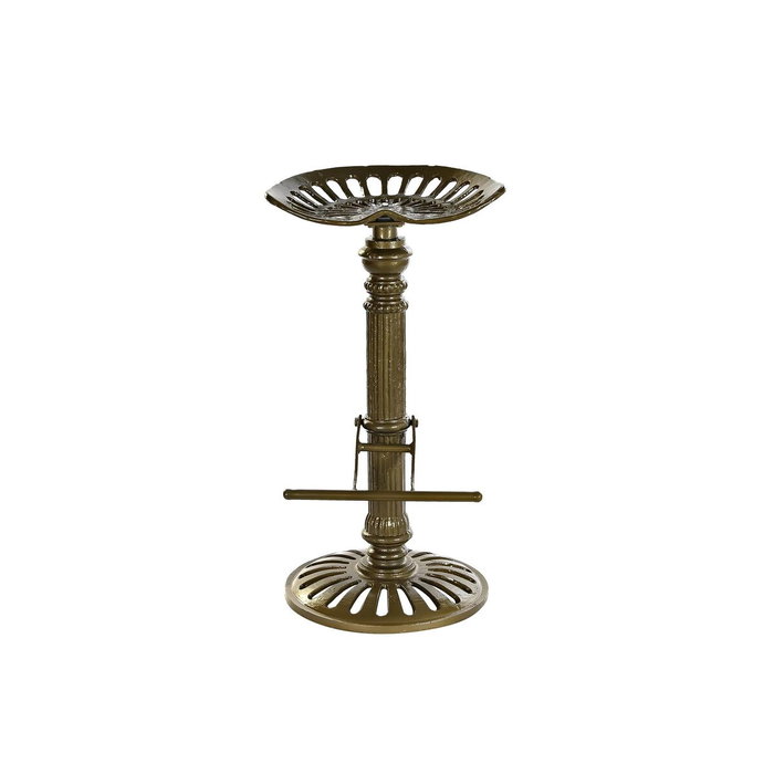 DKD Home Decor Taburete de Metal Dorado 44x33x82 cm DKD Home Decor Taburete de Metal Dorado 44x33x82 cm