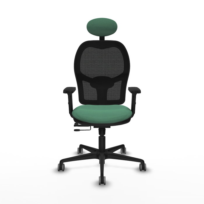 PIQUERAS Y CRESPO Silla de oficina Jorquera Verde esmeralda y Negro
