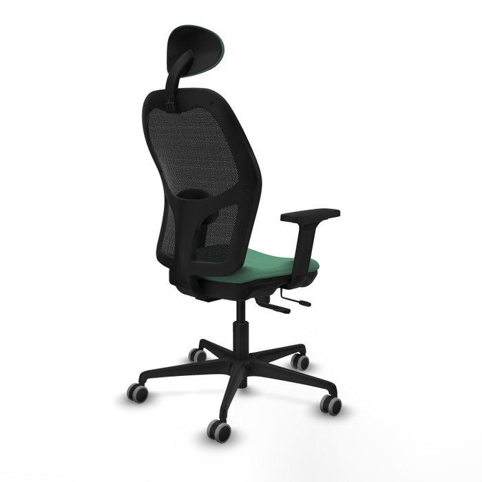 PIQUERAS Y CRESPO Silla de oficina Jorquera Verde esmeralda y Negro