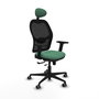 PIQUERAS Y CRESPO Silla de oficina Jorquera Verde esmeralda y Negro