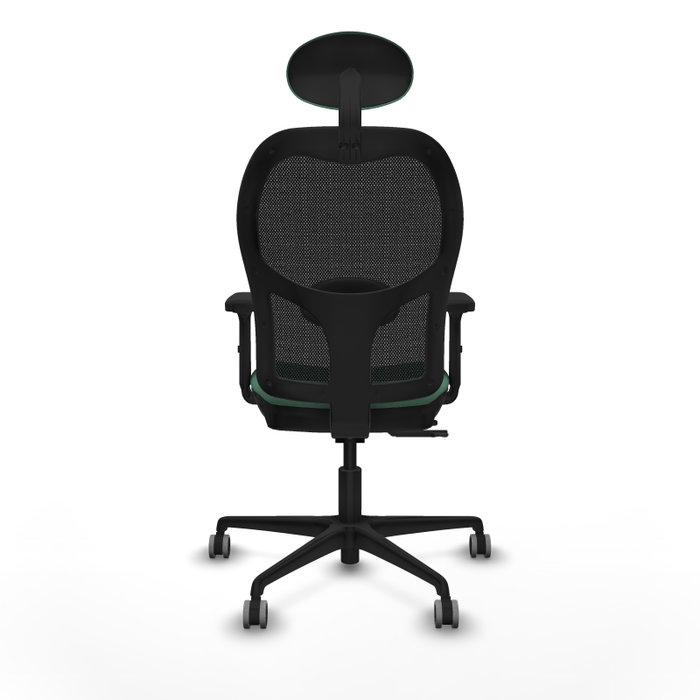 PIQUERAS Y CRESPO Silla de oficina Jorquera Verde esmeralda y Negro