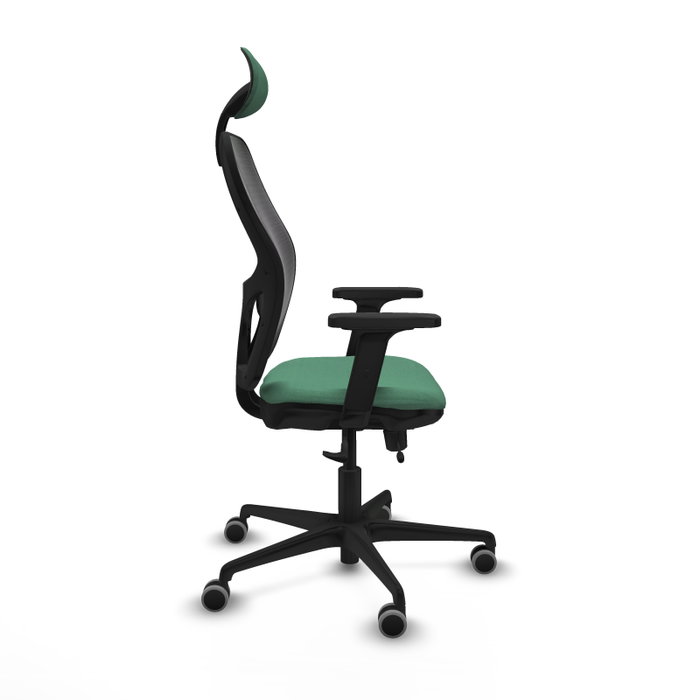 PIQUERAS Y CRESPO Silla de oficina Jorquera Verde esmeralda y Negro