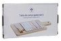 DKD Home Decor Set de 3 Tablas de Aperitivo Casablanca 2022 en Bambú y Gres