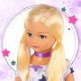 María Casual Muñeca grande con vestido de 105 cm