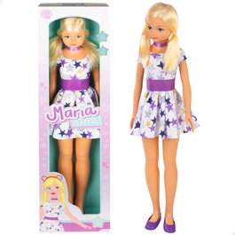 María Casual Muñeca grande con vestido de 105 cm