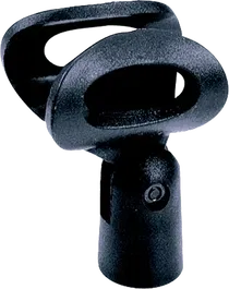 Quiklok Pinza para Micrófono de Estudio Caucho Fija Grande (30-35mm)