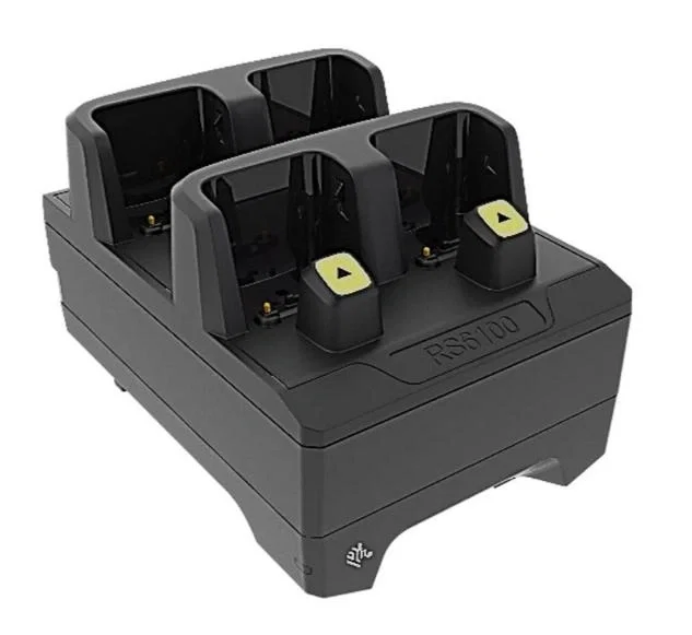 Zebra CRD-RS61-4SCHG-01 Cargador de 4 ranuras para RS6100 Zebra CRD-RS61-4SCHG-01 Cargador de 4 ranuras para RS6100