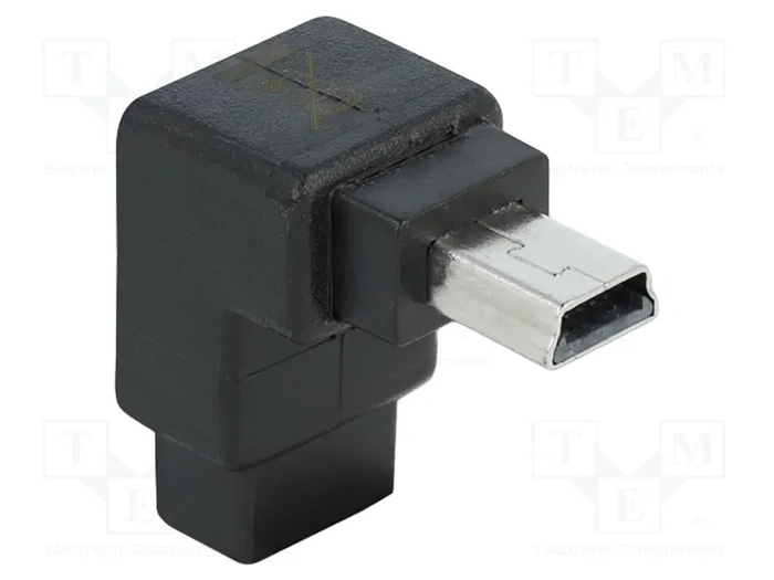 DeLOCK Adaptador USB-B mini de 5 pines con diseño angulado de 90° DeLOCK Adaptador USB-B mini de 5 pines con diseño angulado de 90°
