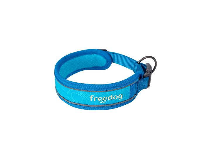 Freedog Collar Cool Pro Tech Azul 25mm x 53/63cm Freedog Collar Cool Pro Tech Azul 25mm x 53/63cm