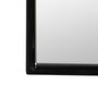 Espejo Negro Metal-Cristal Decoración 45 X 1,50 X 155 cm
