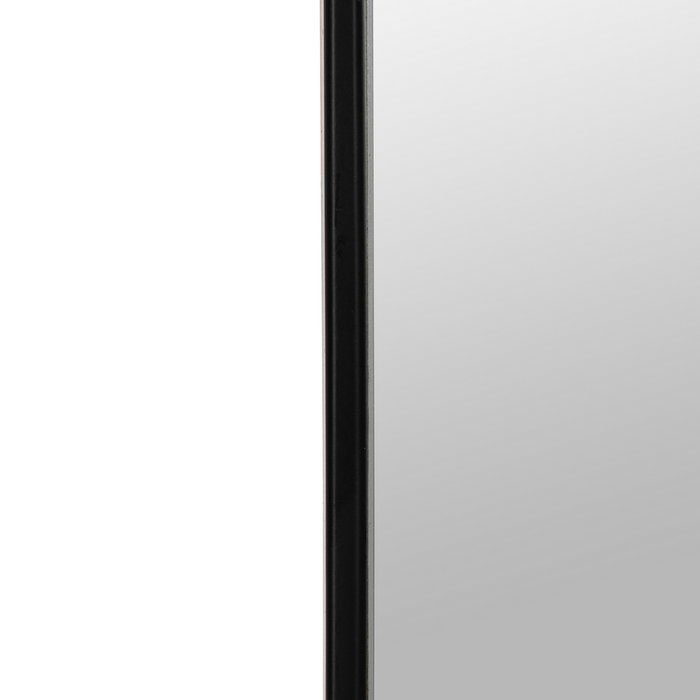 Espejo Negro Metal-Cristal Decoración 45 X 1,50 X 155 cm