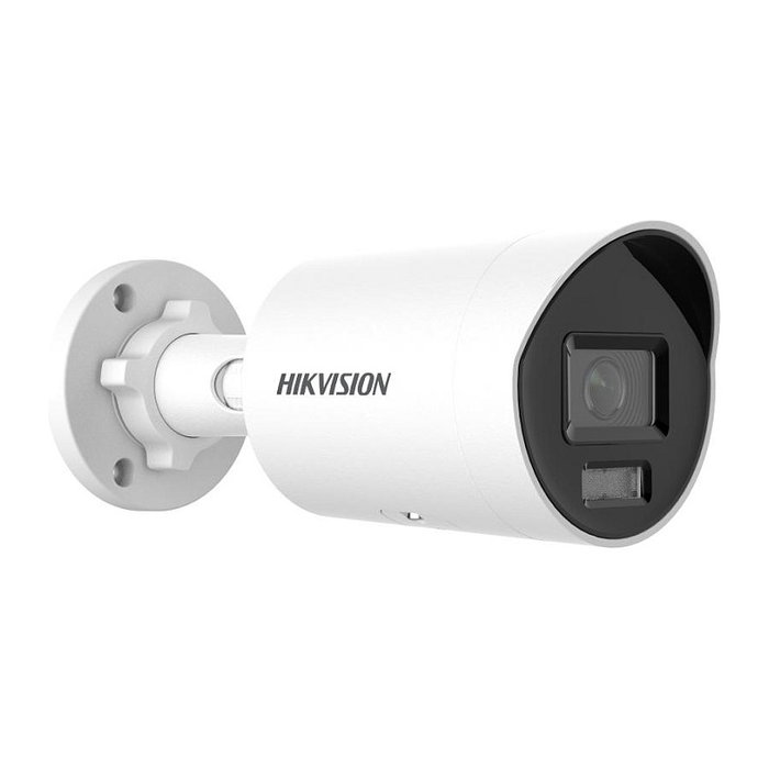 Hikvision DS-2CD2046G2H-IU Cámara de Seguridad IP Pro Series AcuSense 4MP Exterior Bullet 2.8mm, WDR 120dB, PoE, IP67