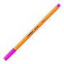Stabilo Point 88 Rotulador Rosa Neón 0,4 mm, Caja de 10 unidades