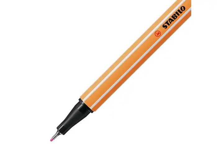 Stabilo Point 88 Rotulador Rosa Neón 0,4 mm, Caja de 10 unidades