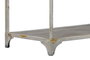 DKD Home Decor Estanteria Neoclasico Blanco Natural Metal 159 x 36.5 x 91 cm 2 Estantes