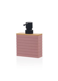 Mijölnir SBN0043 Dispensador de Jabón de Poliresina Rosa para Baño y Cocina