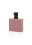 Mijölnir SBN0043 Dispensador de Jabón de Poliresina Rosa para Baño y Cocina