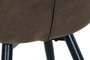 DKD Home Decor Silla PU Metal Marrón