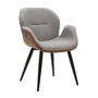 DKD Home Decor Silla PU Metal Marrón
