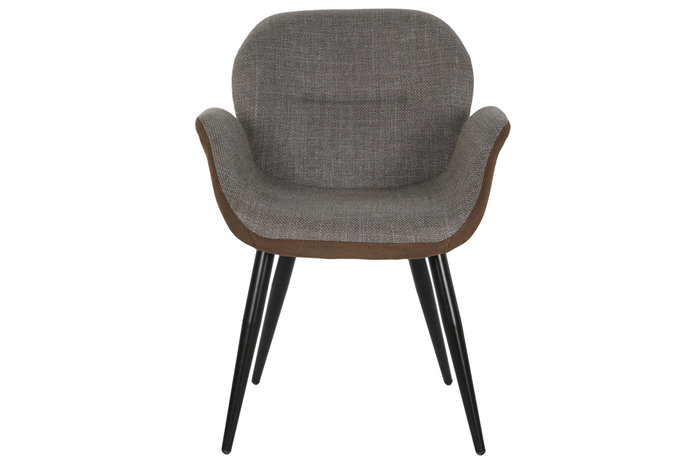 DKD Home Decor Silla PU Metal Marrón DKD Home Decor Silla PU Metal Marrón