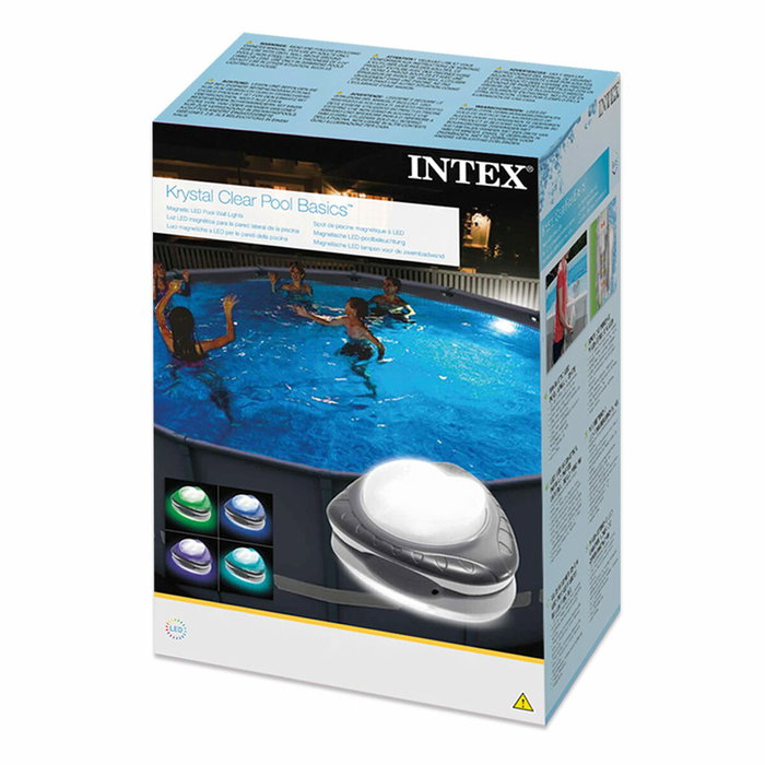 Intex Punto de Piscina LED Magnético Gris