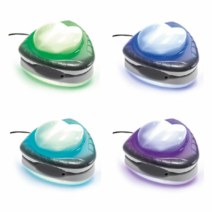 Intex Punto de Piscina LED Magnético Gris