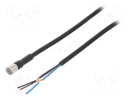 OMRON XS3F-M8PUR4S2M Cable para sensores M8 hembra recto 2m