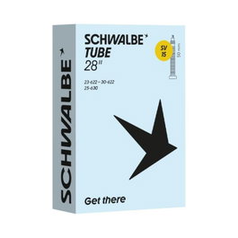 Schwalbe SV15 Cámara Butilo 28x1-1/8-120 700C Válvula Presta 50mm Bicicleta Carretera